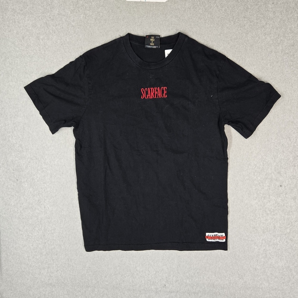 Shoe Palace x Scarface Men Shirt XL Black‎  Tony Montana Money Stacks Graphic